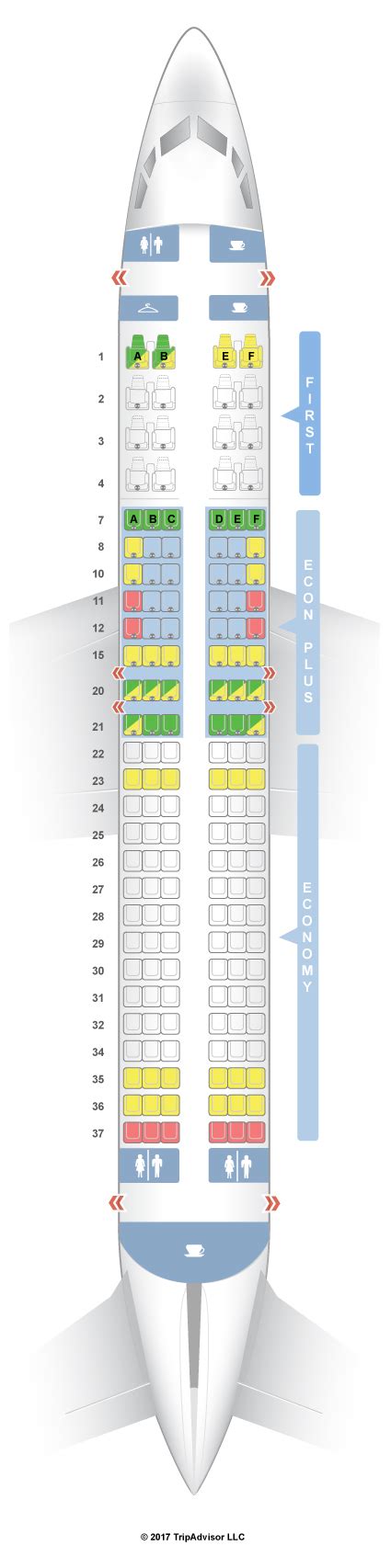 united airlines seating chart 737.